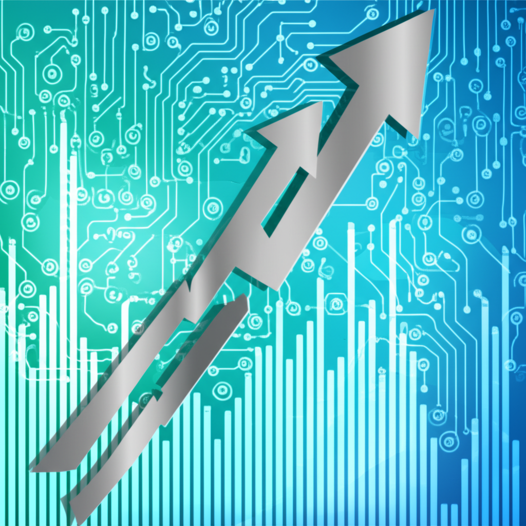 一位投資人透過手機關注金融市場動態